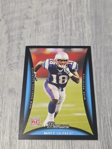 Matthew Slater 2008 Bowman Chrome Rookie BC52 New England Patriots RC - E301