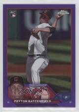 2023 Topps Chrome Update Purple Refractor 15/250 Peyton Battenfield #USC102 11jg