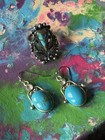 Turquoise Earrings And Turquoise Ring Size 5 6 7 — photo 1