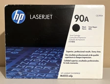 Genuine HP 90A Black LaserJet Toner Cartridge CE390A New Sealed Box