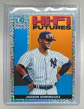 Jasson Dominguez 2022 Bowman Chrome #HIFI-11 Mega Refractor Hi-Fi Futures
