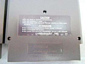 Teenage Mutant Ninja Hero Turtles + Burai Fighter (Nintendo NES Cartridges) PAL