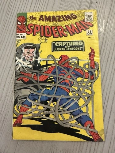 Amazing Spider-Man 25 (VG) Ditko 1st MARY JANE WATSON faceless 1965 Marvel