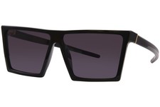RetroSuperFuture W-298 SP10 Sunglasses Black/Purple Tint Rectangle Shape 58mm
