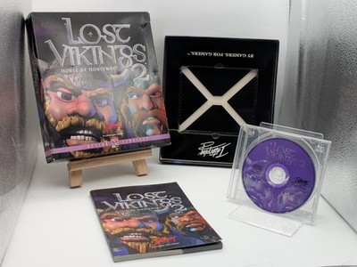 Lost Vikings 2 Interplay Norse West PC Big Box CIB Retro Rare Vintage Game 