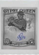 2020 Topps Gypsy Queen Mini Rookie Black & White 4/50 Adbert Alzolay Auto 2o7