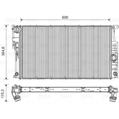Valeo 735455 Kühler Motorkühlung für BMW 1 2 3 4 F30 F80 F34 F31 F33 F83 F32