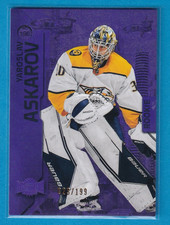 2023-24 Skybox Metal Universe - Rookies Yaroslav Askarov 23/199 Purple Spectrum