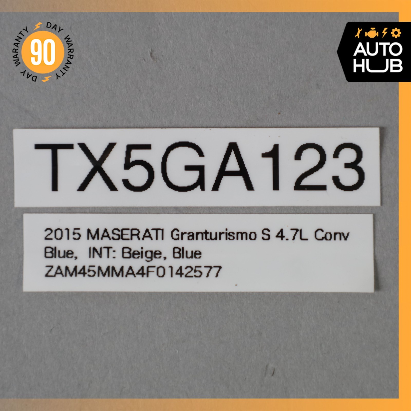 Maserati GranTurismo M145 Head Unit Comand Radio CD Navigation N145BT OEM 47k