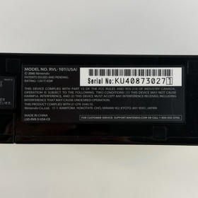 Nintendo Wii Black Console RVL-101 W Remotes Nunchuks Accessories Tested Working