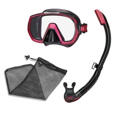 TUSA M-1003 Freedom Elite, Platina II Semi-Dry Snorkel, DiveCatalog Mesh Bag