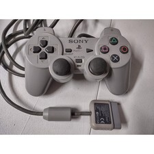 Sony PlayStation DualShock Analog Controller SCPH-1200 Grey Wired OEM PS1 PS2