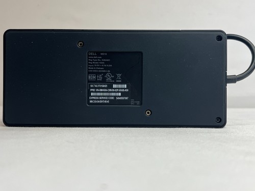 Station d'accueil modulaire USB-C pour ordinateur portable/ordinateur personnel Dell Dock WD19 noir 130 W - Photo 3/13