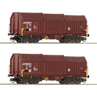 Roco 6680009 2-Tlg. Set: Teleskophaubenwagen, Dr, Ep. IV TT + Neu