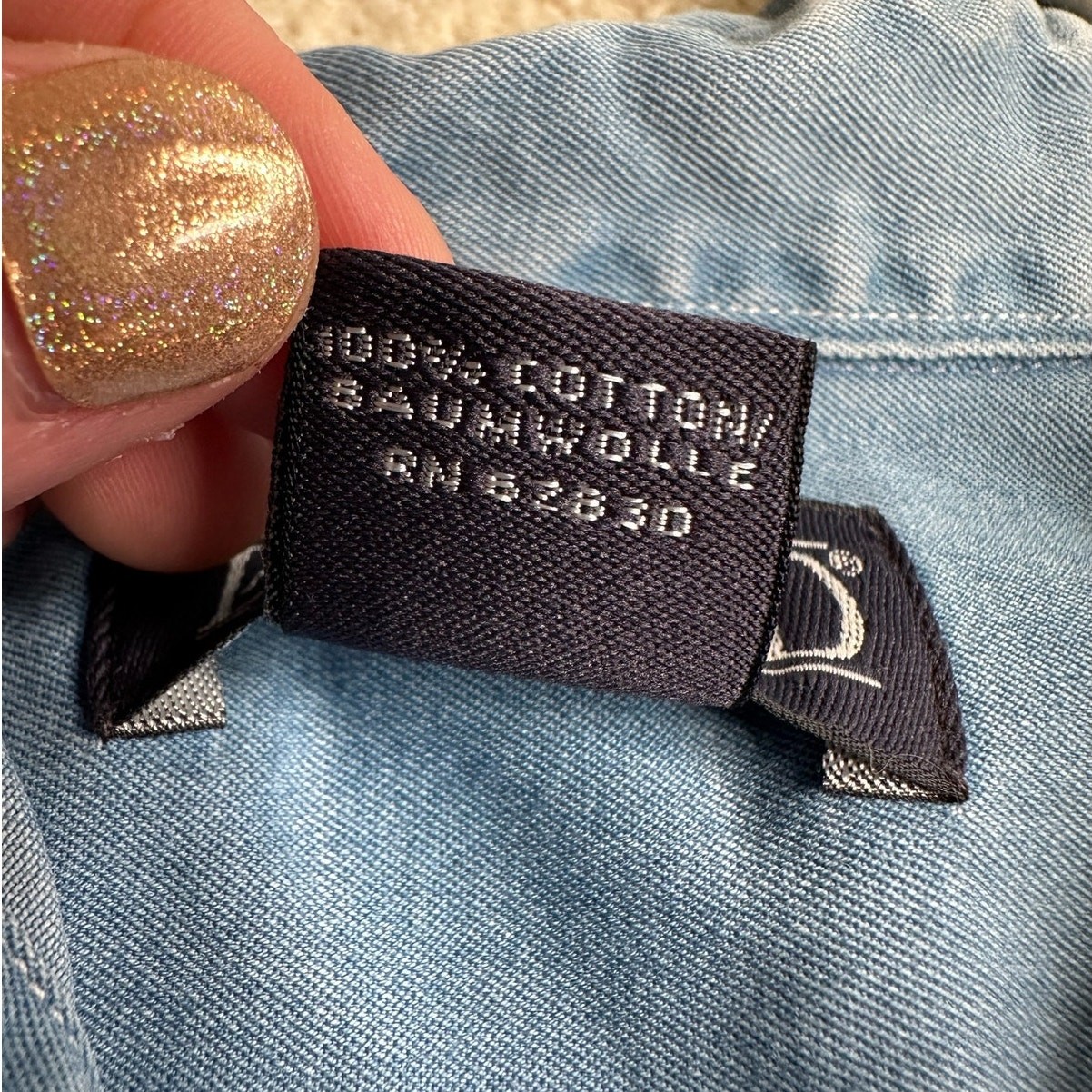 LandsEnd: Chambray Button Down - image 4