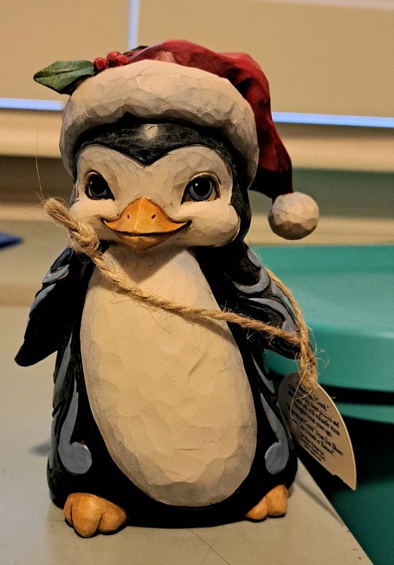 JIM SHORE Penguin Santa Figurine 2016 “Waddle I Get You For Christmas” 4053823