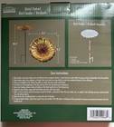 Metal Staked Garden Bird Feeder/Bird Bath, Yellow Orange, Brand New — photo 2