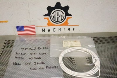 7890221B-00 Sensor RTD Probe 4-Wire W/ Shield New Old Stock See All Pictures