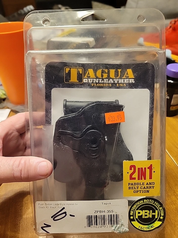 TAGUA ZPBH-355 2 EN 1 PALA / GLOCK 43 R/H Foto 3 de 4