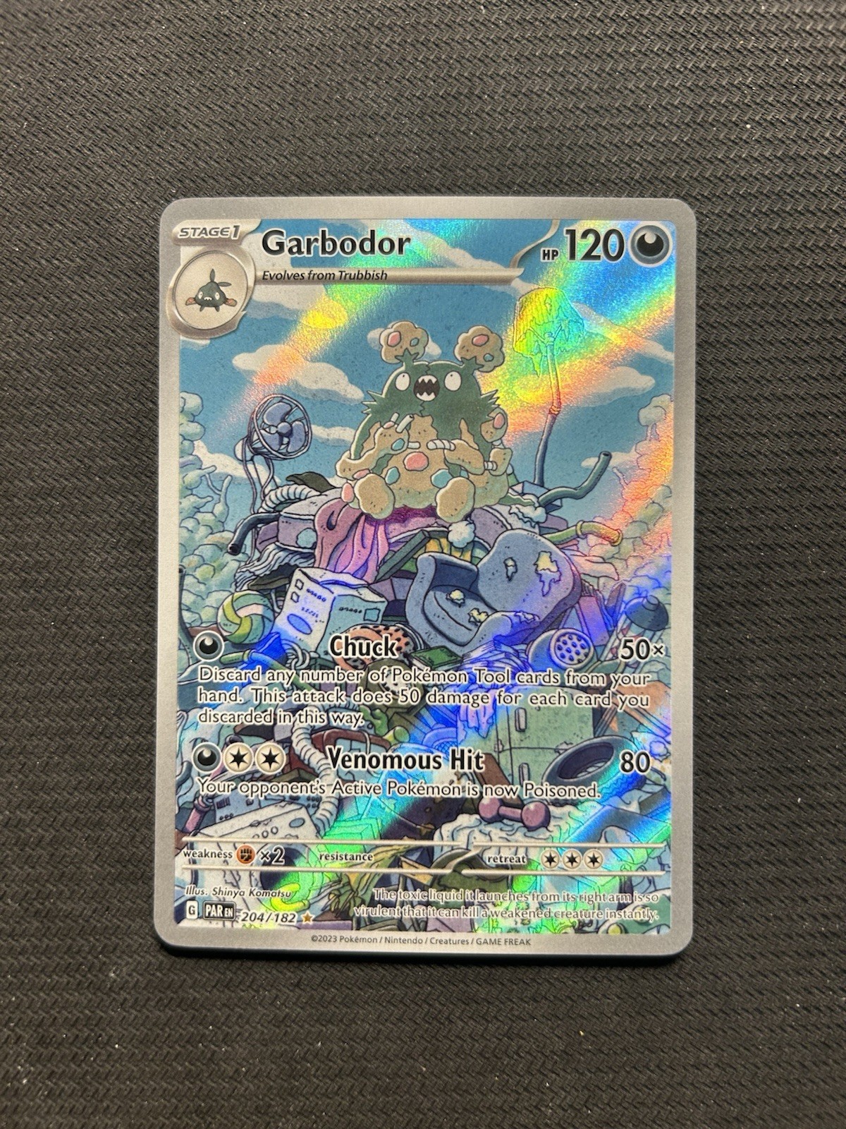 Pokemon TCG Garbodor 204/182! NM Condition! See Description!