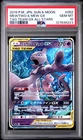 2019 POKEMON JAPANESE SUN & MOON TAG TEAM GX ALL STARS MEWTWO & MEW GX PSA 10