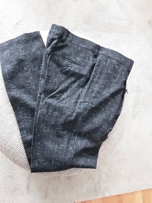 Brian Dales Italy Men's formal pants IT50 New with tags wool black