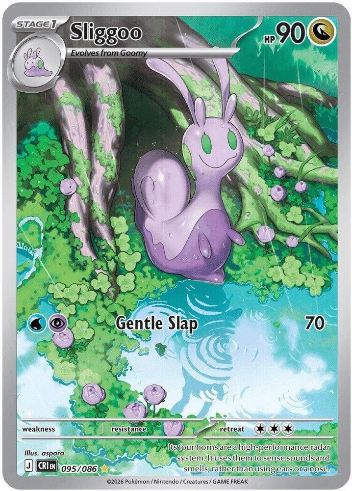 Sliggoo 095/086 CRI Pokemon Card EN Holofoil NM