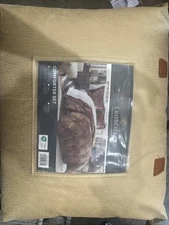 Croscill Classics Julius 4-Piece QUEEN Comforter Set Burgundy  MSRP $600