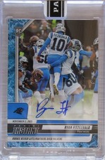 2025 Panini Instant NFL Ryan Fitzgerald Rookie Blue Water Signature Auto SP 8/10