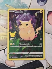 Pikachu Full Art, LP, Pokemon  Celebrations 25 Anniversary, Holo Rare, 5/25 on eBay