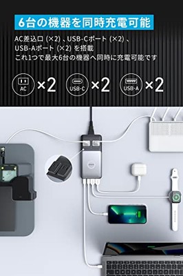 Anker 727 Charging Station GaNPrime 100W 6-in-1 Charging Station