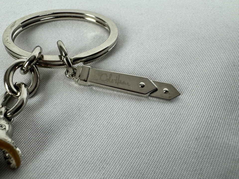 Cole Haan Perro Mascota Llavero Dije Cartera Bolso Clip Llaves Coleccionables Foto 3 de 4