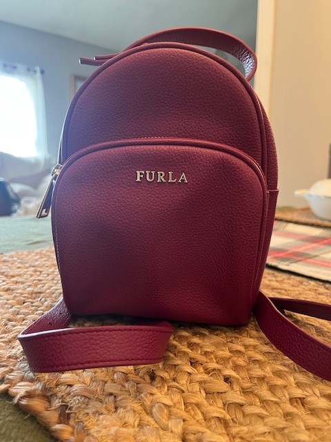 furla mini backpack Afrodite M Bow with Sfera ends Furla Frida Leather Mini Backpack