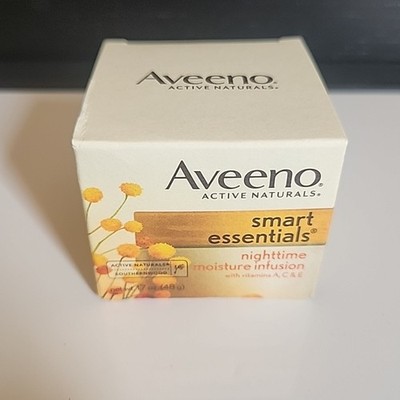 Aveeno Smart Essentials Nighttime Moisture Infusioon 1.7 Oz - Discountiued - New