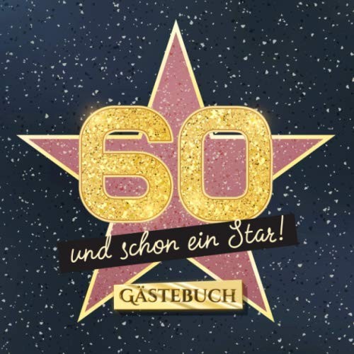 GäStebuch 60. Geburtstag, Hollywood Party Deko, Erinnerungsbuch, Geschenk-image