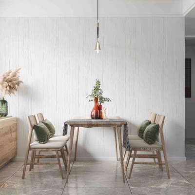 3D Simple Wooden Grain Self-adhesive Removeable Wallpaper Wall Mural