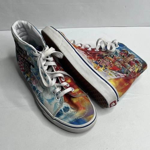 Vans x One Piece Sk8 Hi Punk Hazard scarpa da skate donna taglia 6 5 uomo 5