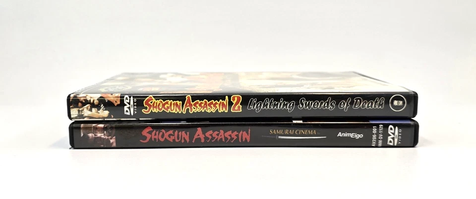 Shogun Assassin 1 & 2 Lightning Swords of Death DVD Lot Animeigo Samurai Films - Image 3 of 4