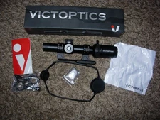 VictOptics ZOD 1-4X20 R/G Illuminated Mil Reticle & Monstrum 1" Cantilever Mount