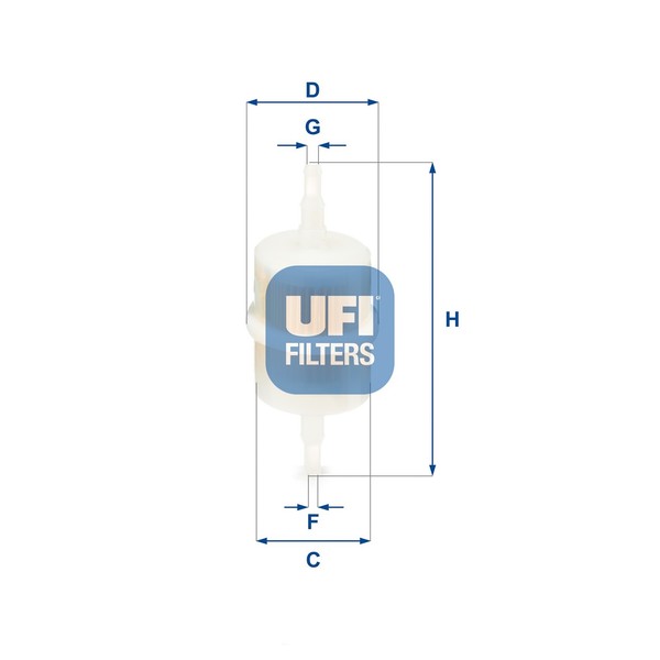 Kraftstofffilter Ufi 31.012.00 Filtereinsatz FüR 31 Audi Ford Seat Vw Renault B2-image
