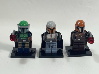 Lego Star Wars Mandalorian Tribe Warrior Minifigure Lot of 3 75267 Battle Pack