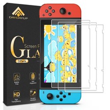 daydayup 3 Pack Tempered Glass Screen Protector 6.2", Transparent