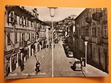 Canelli (Asti). Corso della Libertà - Auto, Car, Voitures - Fiat Giardinetta.