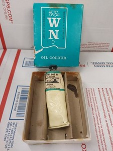 Winsor Newton Oil Paints Tube Vintage Viridian Series 3 With Box