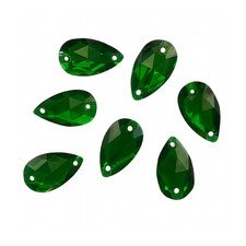 Teardrop Shape EIMASS® Sew or Glue on Resin Crystals, Flat Back Gems for Costume
