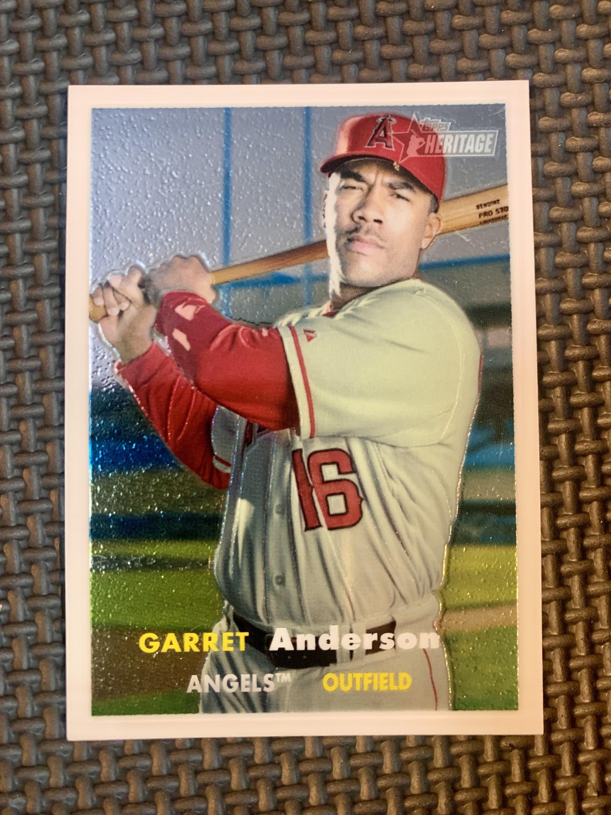 Garret Anderson #72 (Baseball Cards 2006 Topps Heritage Chrome) — is it worth grading?