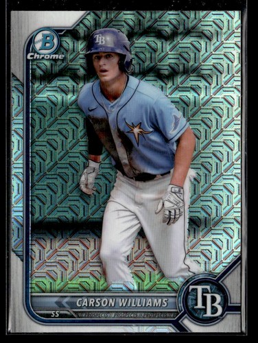 2022 Bowman Chrome #BCP-197 Carson Williams Prospects Mojo Refractor RC