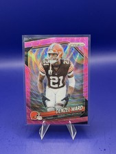 2025 Panini Prizm - Denzel Ward #90 Pink Wave Prizm