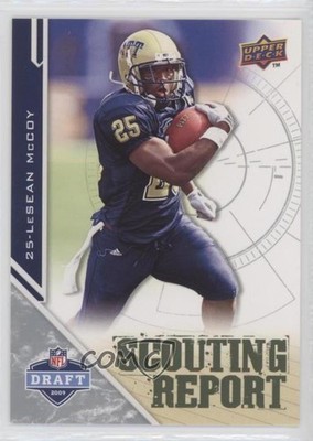 2009 Upper Deck Draft Edition Scouting Report LeSean McCoy #206 Rookie RC 2r7