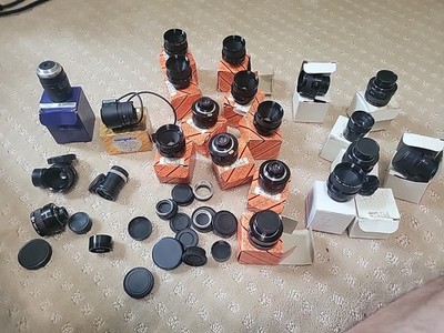CCTV Security Camera Lens Mount Japan Various F 1.3 1.6 8mm 4mm 16mm Cable Lot